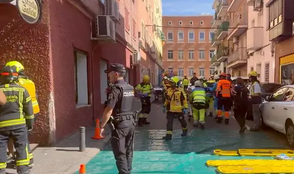 España: fuga de gas provoca explosión en un bar de Madrid y deja al menos 21 personas heridas
