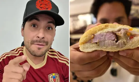 Venezolano aplaude la victoria peruana en 'Mundial de desayunos' y lo celebra probando el pan con chicharrón: "Toca honrar al rival"