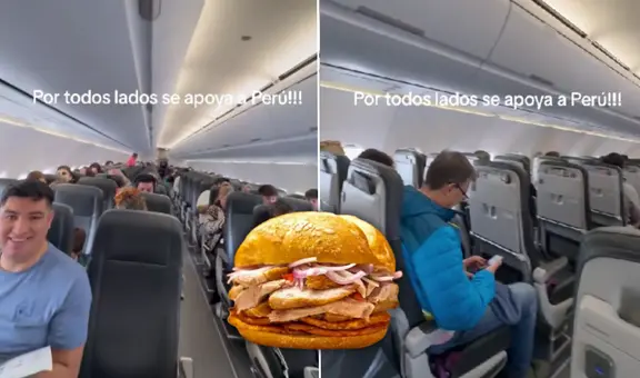 Piloto de avión pidió a pasajeros votar por el pan con chicharrón en 'Mundial de desayunos' y redes estallan: "Perú es clave hasta en el cielo"
