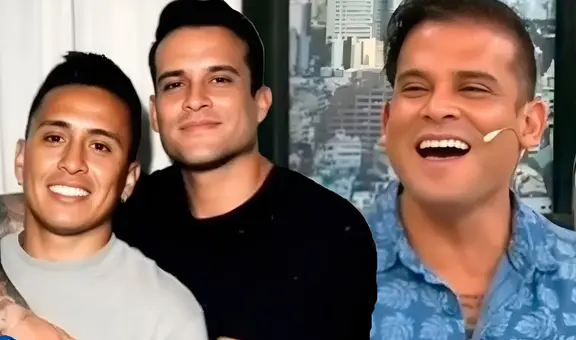 Christian Domínguez sorprende con su reacción al ver su foto generada con IA abrazado con Christian Cueva: "Puede pasar"