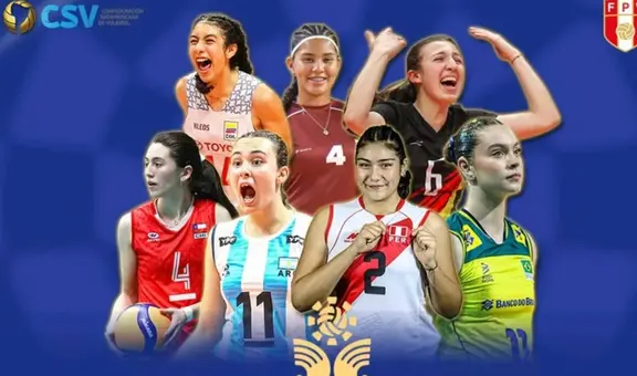 Sudamericano de Vóley sub 17 2025: partidos de hoy por la fecha 1 de la fase de grupos