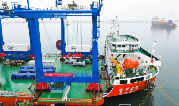 Megapuerto de Chancay tendrá esta nueva ruta directa con China: productos chinos podrán llegar a Sudamérica en un menor tiempo