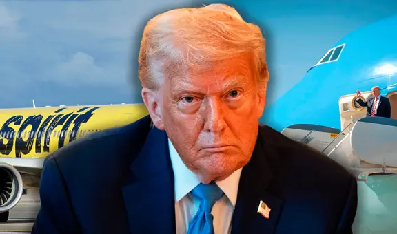 "Apague el iPad": vuelo de Spirit Airlines es advertido por acercarse al Air Force One rumbo al Reino Unido