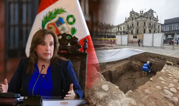 Paralizan excavaciones arqueológicas cercanas a Despacho Presidencial por comprometer la seguridad de Dina Boluarte
