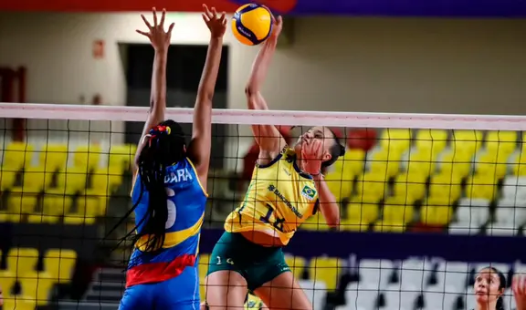 Debut redondo: Brasil derrotó a Colombia por la fecha 1 del Sudamericano de Vóley sub-17
