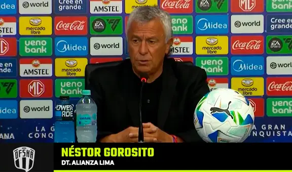 Néstor Gorosito no se guarda nada y responde fuerte tras ser sancionado por 6 fechas en la Liga 1: "Es una verguenza"