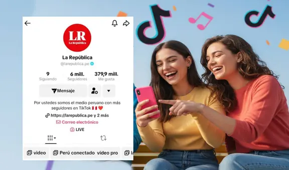 La República llega a los 6 millones de seguidores en TikTok, cifra récord en un medio peruano