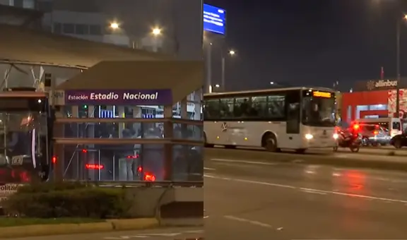 Bus del Metropolitano atropella a hombre que cruzó vía exclusiva cerca a la estación Estadio Nacional