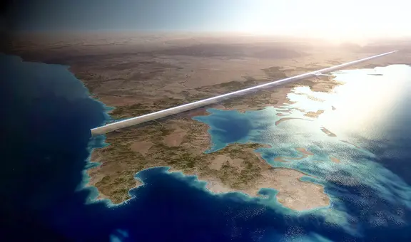 "The Line", el megaproyecto para construir la ciudad vertical más extensa del mundo valorizada en US$500.000 millones
