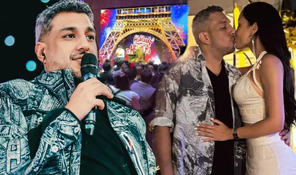 Ricardo Mendoza anuncia que será padre en pleno show de 'Hablando huevadas' en la Torre Eiffel, según tiktoker