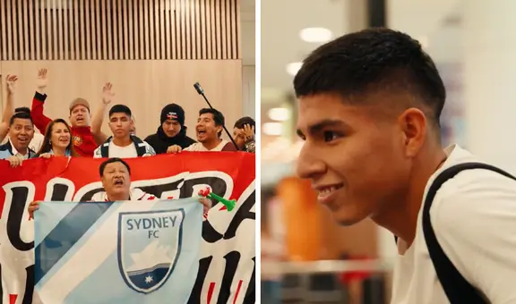 "Es lo más grande del fútbol nacional": así fue recibido Piero Quispe tras pisar Australia, en medio de una gran algarabía