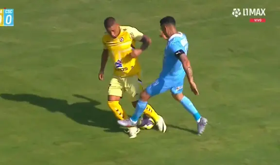 Yoshimar Yotún fue expulsado en el Sporting Cristal vs Juan Pablo II: árbitro le sacó amarilla, pero el VAR lo llamó y mostró la roja