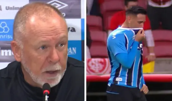 DT de Gremio sobre Erick Noriega tras cometer 2 penales: "Solo tengo cosas buenas para hablar"