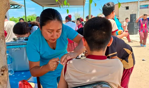 650 bebés y niños tuvieron reacciones adversas tras ser vacunados en Lambayeque