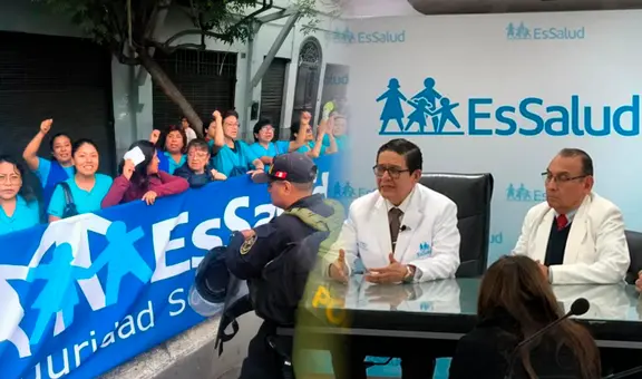 Huelga de trabajadores de EsSalud cumple dos semanas en medio de reclamos por falta de diálogo: ''Nadie puede amenazarnos''