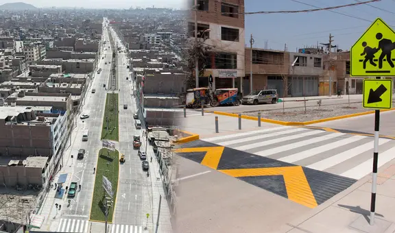 Renuevan histórica vía en San Martín de Porres tras cuatro décadas de abandono: obra contó con S/34 millones de inversión