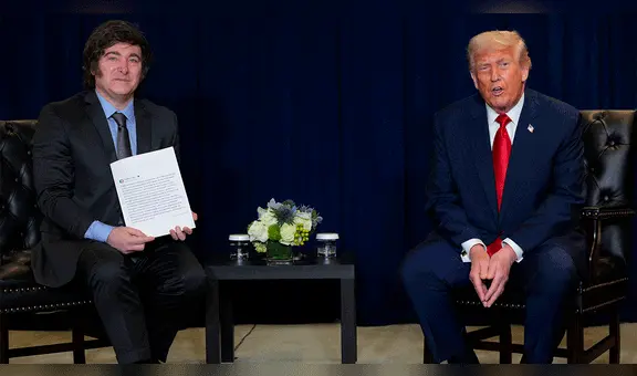 "Un líder fantástico y poderoso": Donald Trump alaba a Javier Milei y apoya su reelección como presidente de Argentina