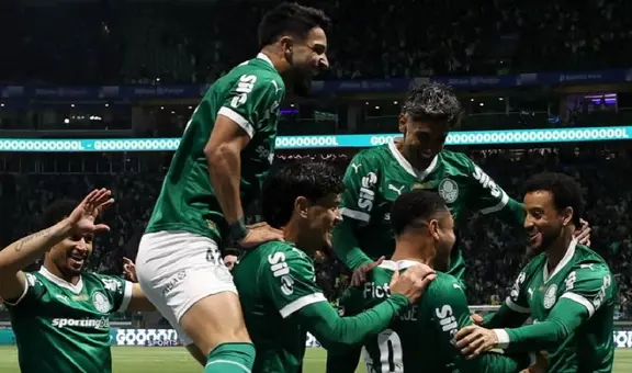 Palmeiras derrotó 3-1 a River Plate y clasificó a las semifinales de la Copa Libertadores: El 'Flaco' López anotó un doblete en los últimos minutos