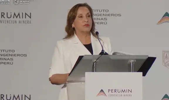 Dina Boluarte clausura Perumin: "No queremos más conflictos sociales ni desorden porque tampoco lo vamos a permitir"