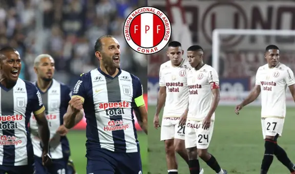 Conar realizó cambios de árbitros para partidos de Alianza Lima y Universitario por determinante razón: "De último momento"