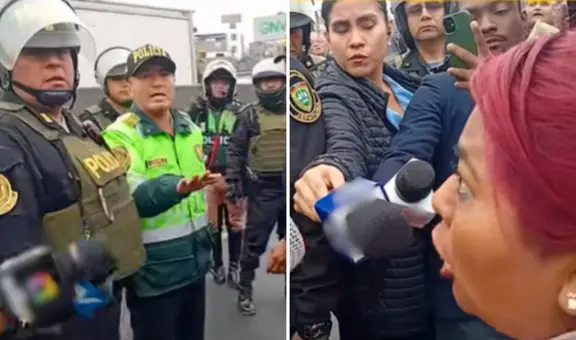 Transportista encara a policía por muertes de choferes a causa de extorsión: "¿Por qué no nos cuidas? Van gratis en nuestros carros"