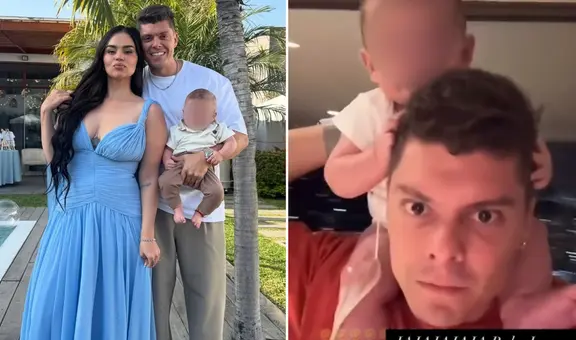 Ignacio Baladán sufre percance con su hijo en plena transmisión en vivo y usuarios reaccionan: "Se le borró la sonrisa"