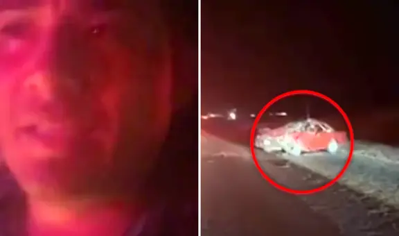 Reportero cubría noticia de accidente en carretera de México y descubre que las víctimas eran sus familiares: "Son mis hijos"