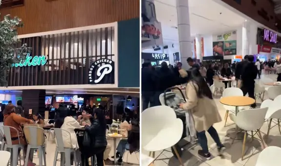 Alarma en el Jockey Plaza: amago de incendio en local de Pardos Chicken provocó caos entre los clientes del patio de comidas