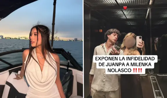 Milenka Nolasco se pronuncia tras infidelidad de Juanpa con joven ecuatoriana: "¿Quién es él y ella al lado mío?"