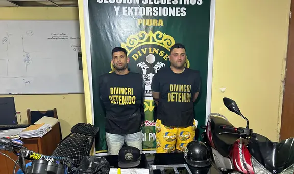 Piura: caen presuntos extorsionadores cuando cobraban S/150 de “inicial” barbería