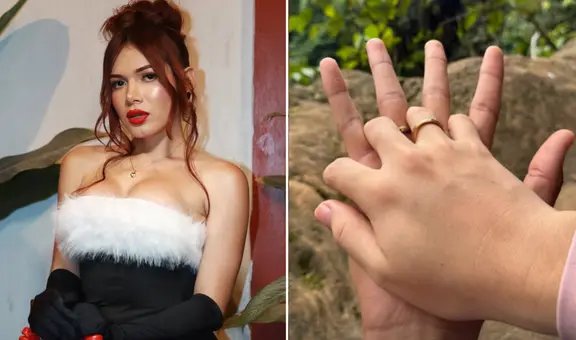 La ‘Uchulú’ revela que tiene novio y presume anillo junto a él: “Vamos a cumplir 6 meses juntos”
