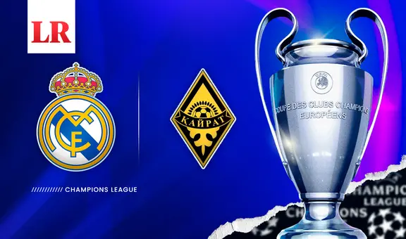 Real Madrid vs Kairat EN VIVO: hora y canal del partido desde Kazajistán por la Champions League