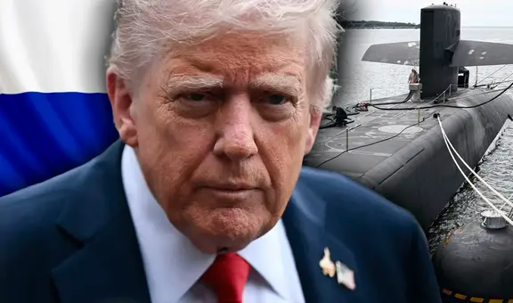 Donald Trump envió dos submarinos nucleares frente a las costas de Rusia tras sentirse amenazado