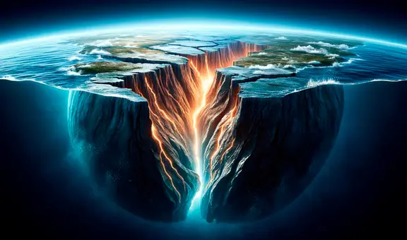 Geólogos detectaron bajo un extinto océano que una placa tectónica se está hundiendo y arrastraría a la superficie del planeta