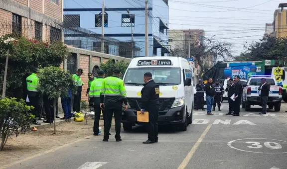 Ataque a combi en av. Colonial deja cobrador fallecido: chofer y pasajero quedan heridos