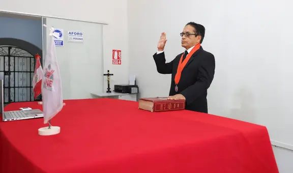 Juez Superior Titular Pedro German Lizana Bobadilla asumió funciones como Presidente del Jurado Electoral Especial de Sullana