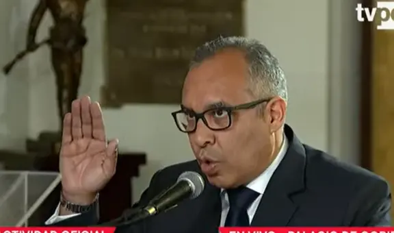 Juan Manuel Cavero Solano jura como nuevo ministro de Justicia en reemplazo de Juan José Santiváñez