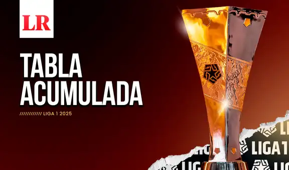 Tabla acumulada de Liga 1 2025: cómo va Alianza Lima, Universitario y los demás equipos en la competición peruana