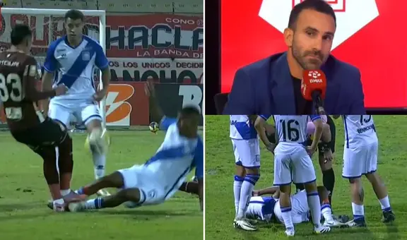 José Carvallo justificó en vivo pisotón de César Inga que no fue revisado en el Universitario vs Alianza Atlético: "Se aguanta, no hay mucho"