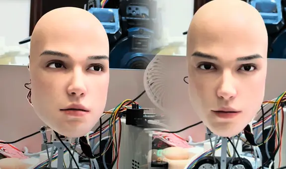 China reta el futuro de los robot humanoide con una cabeza robótica que parpadea, asiente y simula emociones reales