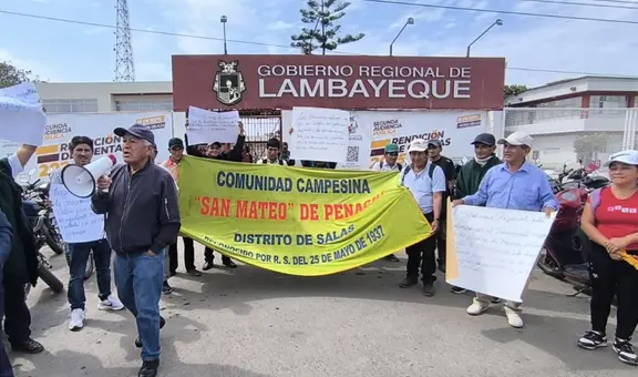 Lambayeque: comunidades campesinas exigen asfaltado de carretera que beneficiaría a 7 mil personas