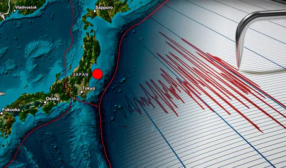 Terremoto en Japón de magnitud 6.0 sacudió la costa de Fukushima, según USGS