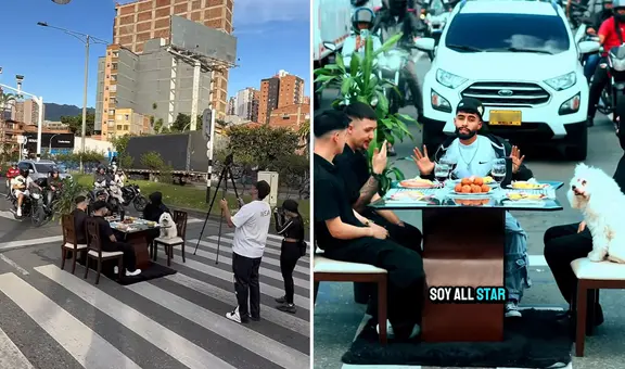 Cantante aprovechó la luz roja del semáforo para grabar videoclip y resultado es viral: "Parecía imposible"