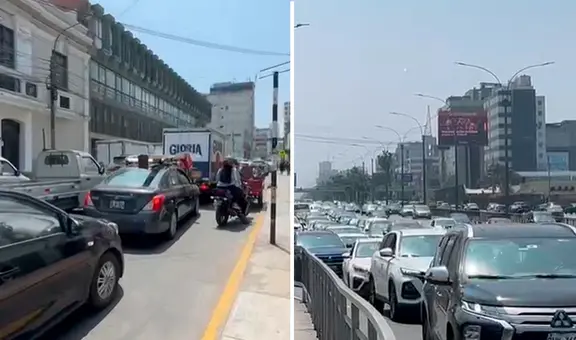 Trafico en Lima hoy: congestión vehicular, calles cerradas y rutas alternas por distrito