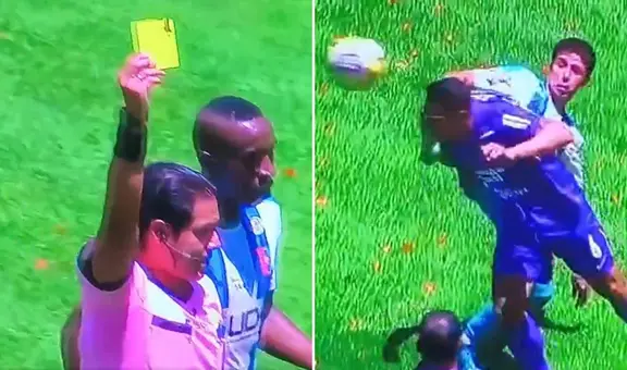 Renzo Garcés sufrió fuerte patada en la cara y árbitro solo sacó amarilla en el Alianza Lima vs Alianza Universidad: el VAR no lo llamó