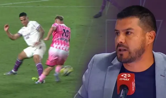 Erick Delgado atónito con el VAR por no revisar pisotón de Santamaría y lo compara con expulsión de Barcos: "¿Cuál es la regla?"