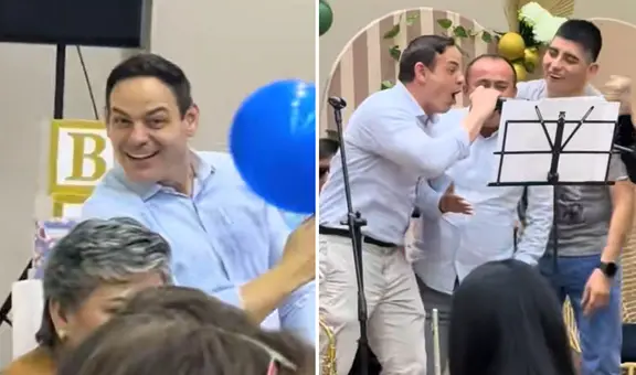 Mark Vito se roba el show en evento familiar y deja a su novia en shock: "Ni más lo llevo"