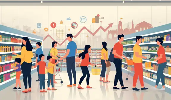 Consumo masivo en Perú crece 5,1% y hogares grandes lideran la recuperación en 2025