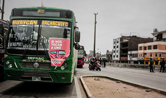 Transportistas apagaron motores y paralizaron Lima y Callao: conductores tomaron las principales vías para protestar contra la indiferencia del Gobierno