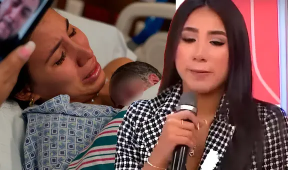 Samahara Lobatón preocupa al revelar que su bebé recién nacido se encuentra hospitalizado: "Nació antes de tiempo"